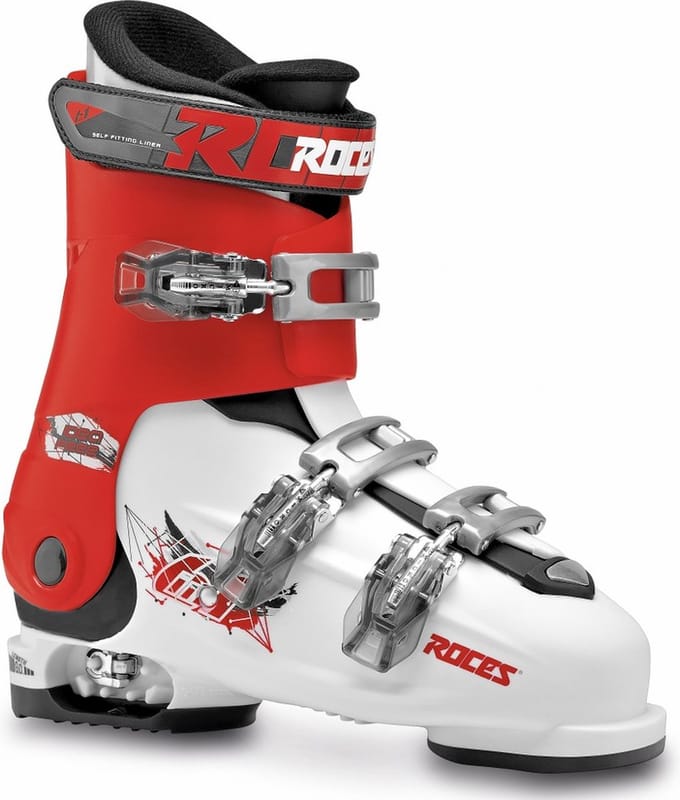 Roces - Idea Free Skischoenen - 22.5-25.5 (36-40) - Wit/rood/zwart