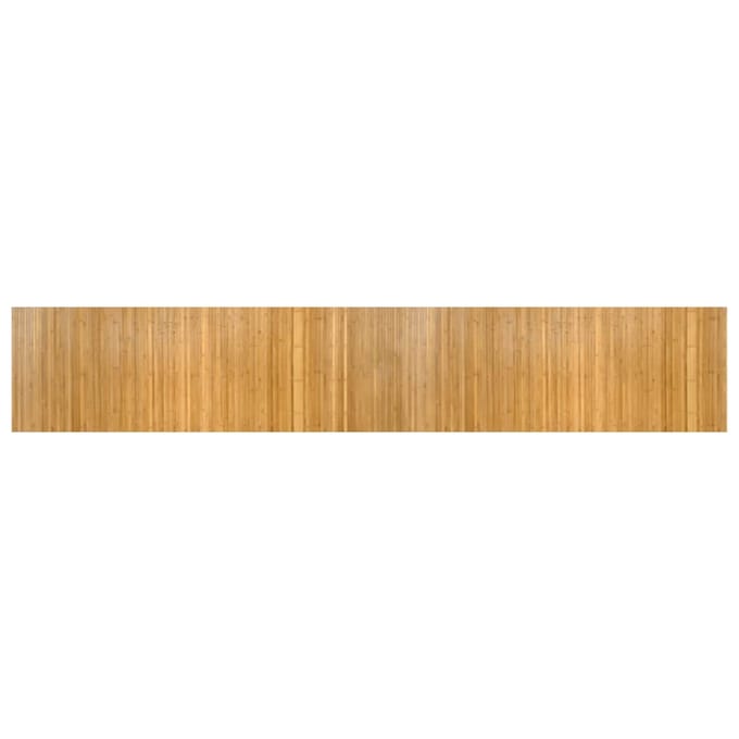 vidaXL - Vloerkleed - rechthoekig - 60x400 - cm - bamboe - naturel