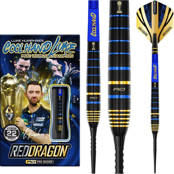 Red Dragon Luke Humphries TX4 Avenger 90% - Dartpijlen