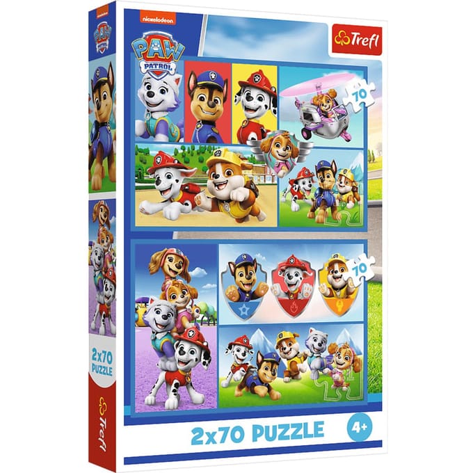 Puzzel Paw Patrol 2x70 stukjes