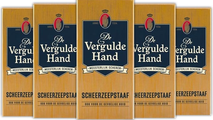 De Vergulde Hand Scheerzeep Staaf 5 x 75 Gram