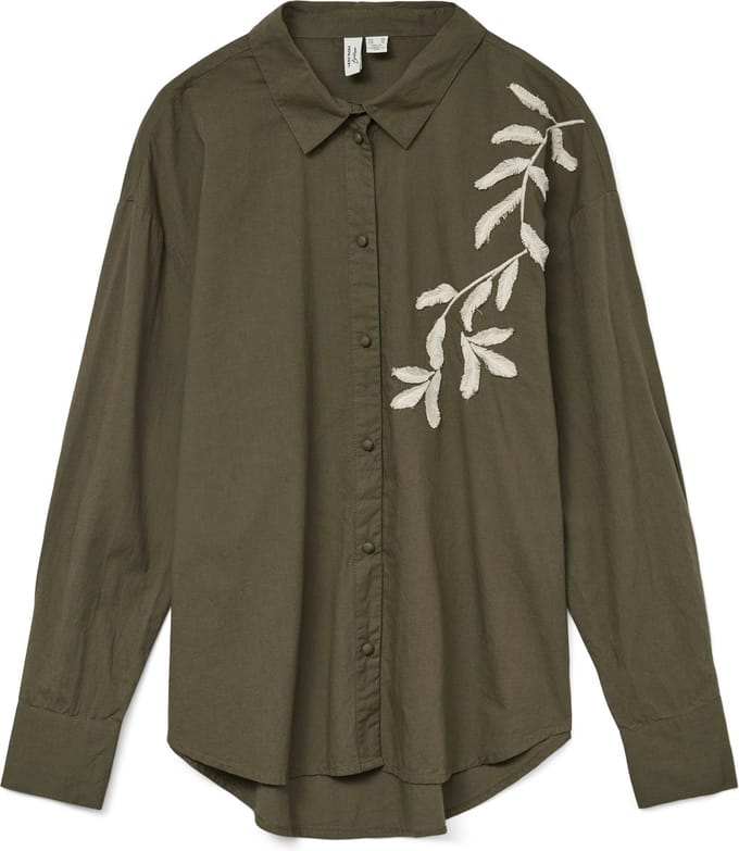 VERO MODA - VMFERN L/S SHIRT WVN BTQ GA - Dames - Blouses