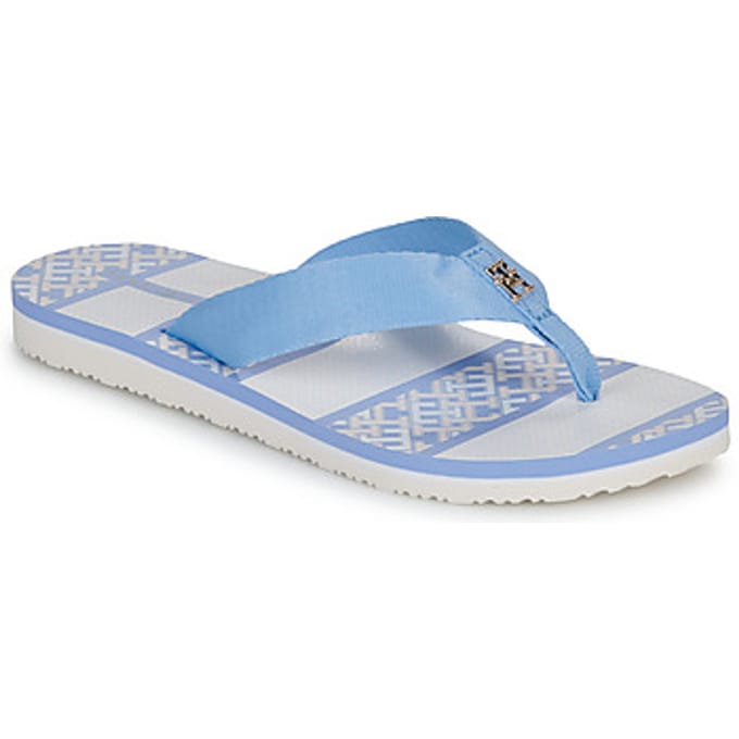 Tommy Hilfiger  Platte sandalen TH MONOGRAM ESSENTIAL SANDAL