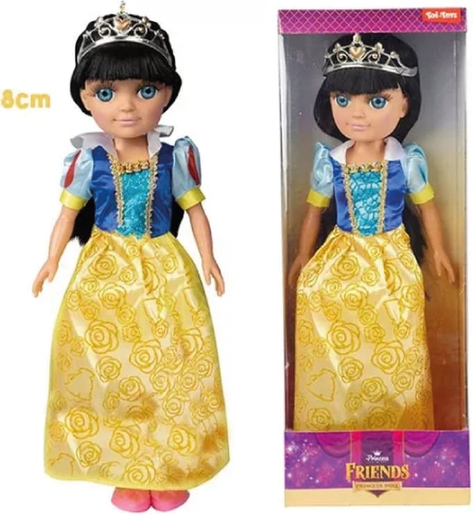 Princess Friends Modepop Sprookjesprinses, 38cm