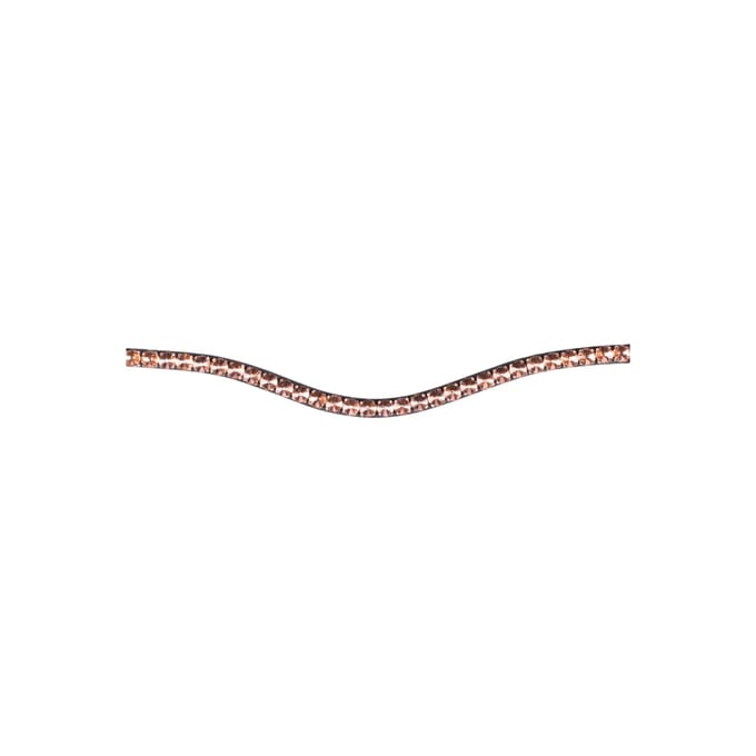 Frontaal voor paard HKM Rosegold Glamour Style