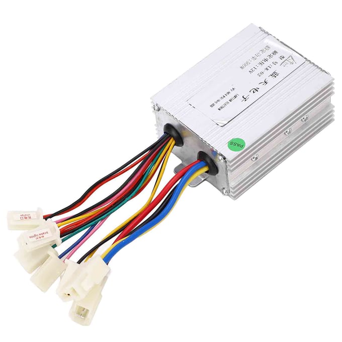 12V 500W Elektrische Fiets Geborstelde Controller Lithium Batterij Fiets Retrofitting Controller Onderdelen white