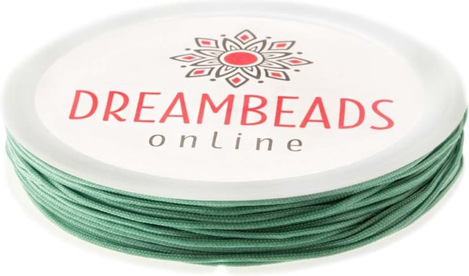 Nylon Koord (0.5 mm) Neptune Green (20 Meter)