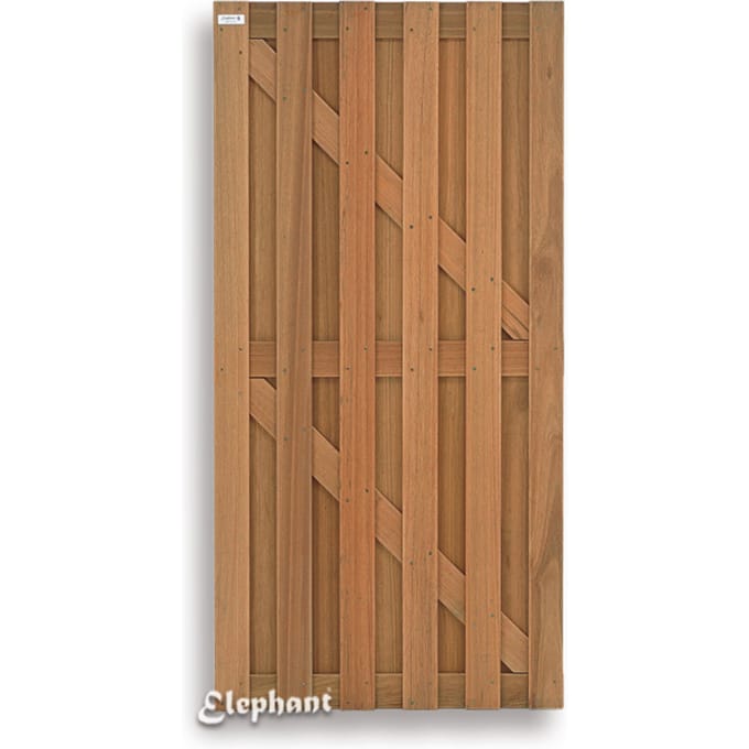 Poort tuinpoort hardhout 90x180cm