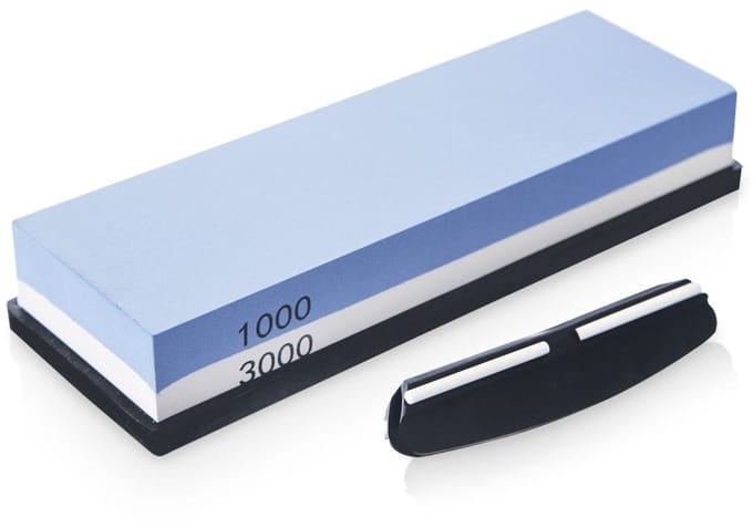 Orion - Universele Twee-laagse Slijpsteen - 18,5 x 6,5 x 3 cm - Antislip