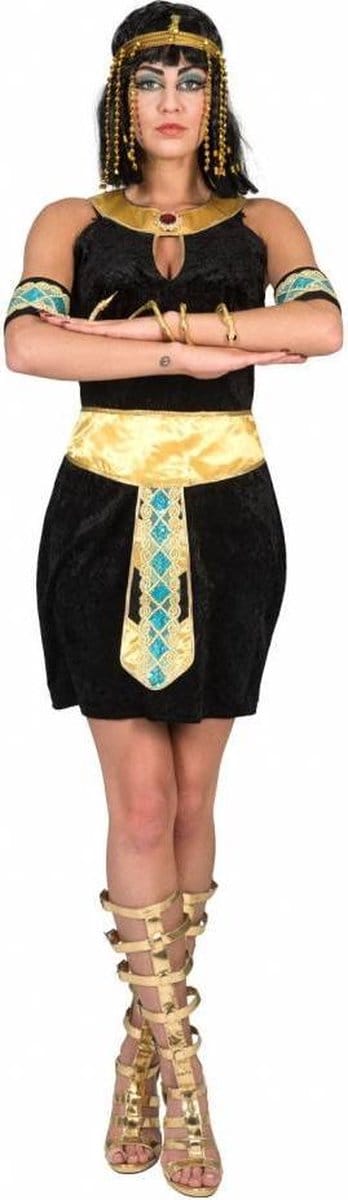 Egyptische Cleopatra jurk zwart