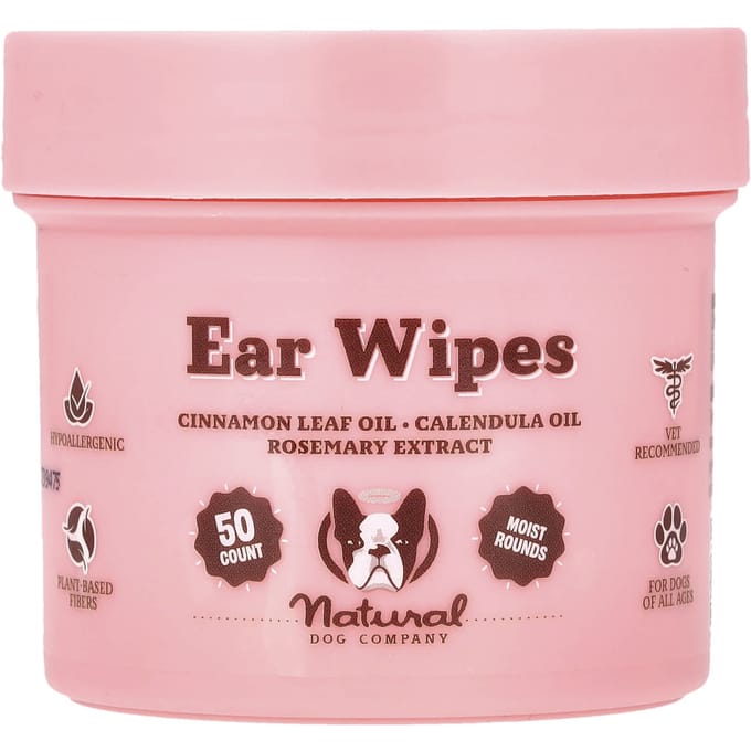 Natural Dog Company, Oorweefsels, 50 Stuks pink