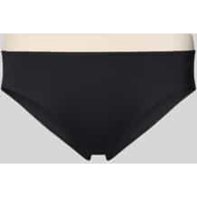 Bikini slip met labelopschrift model 'CONTRAST BINDING PANTY'