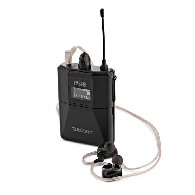 SubZero EMS1 Belt Pack In-ear Monitor Reciever
