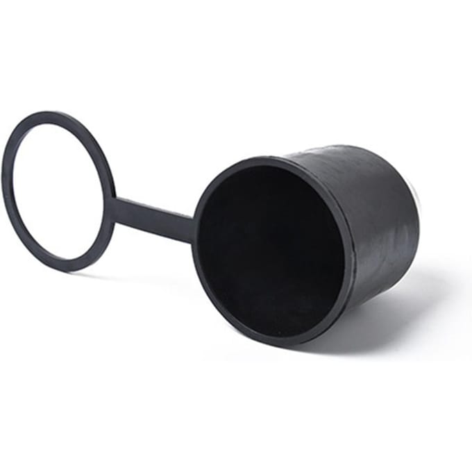 Trekhaakkogelafdekking, universele 50 mm auto-plastic trekhaakkogelkap, bumperschadebeschermer, zwart