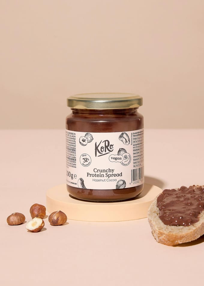 Vegan proteïnepasta hazelnoot cacao 200 g