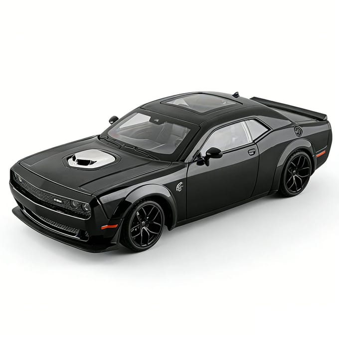 Auto Naar 1:18 Hellcat Simulatie Legering Auto Model Geluid En Licht Pull Back Kinder Speelgoedauto