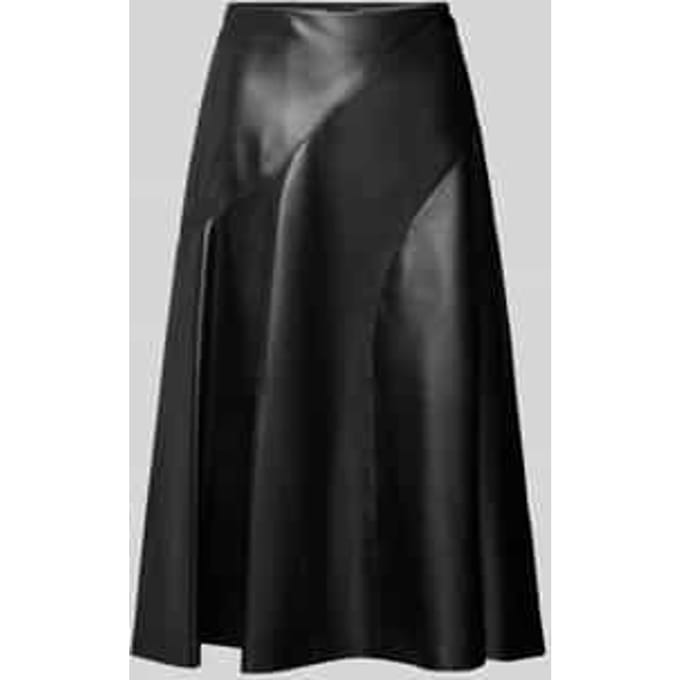 Uitlopende Midi-rok met Ritssluiting Model 'VICENA'