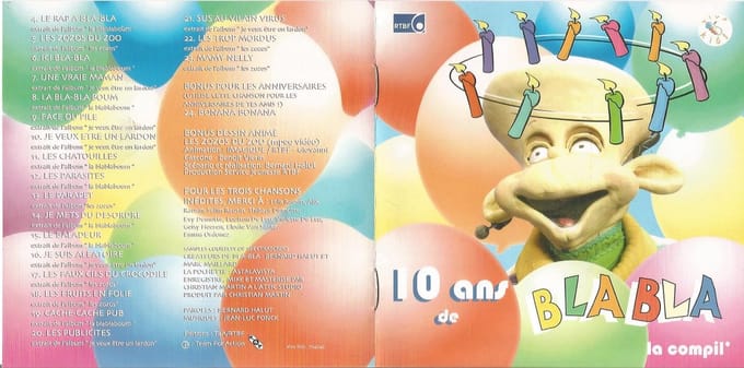 Blabla - 10 Ans De Bla Bla, La Compil