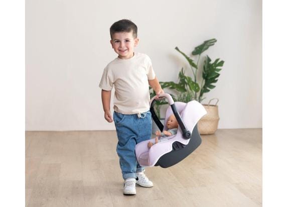 Smoby Autostoeltje Maxi Cosi Quinny roze Poppen toebehoren
