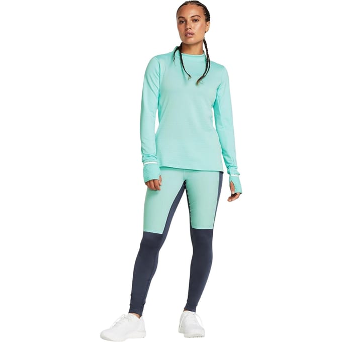 Under Armour Vochtafvoerende hardlooplegging voor dames (Qualifier-serie) (Grijs)
