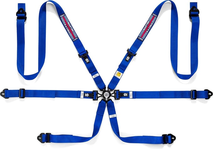 Sparco Martini Racing Gordel Competition H Auto-accessoire - Marineblauw — Onesize