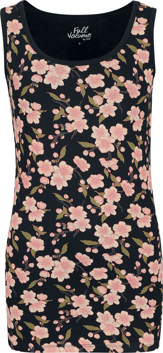 Full Volume set van twee zwarte tops met all-over print - Dames - S