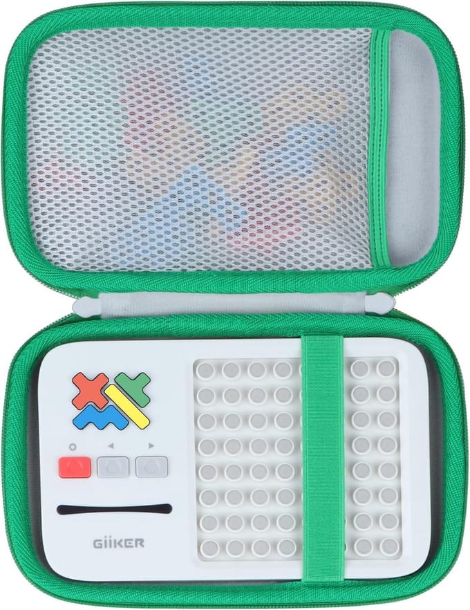 Harde Beschermhoes voor Puzzelspellen - Wit en Groen