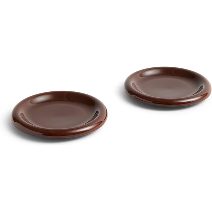 HAY Barro bordenset van 2 - Ø 18 cm - HAYBarroBurgundy