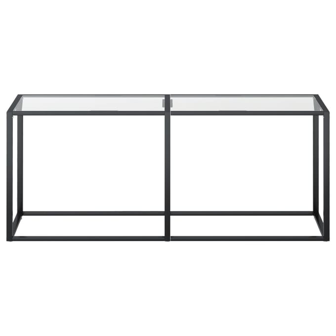 vidaXL - Wandtafel - 180x35x75,5 - cm - gehard - glas - transparant