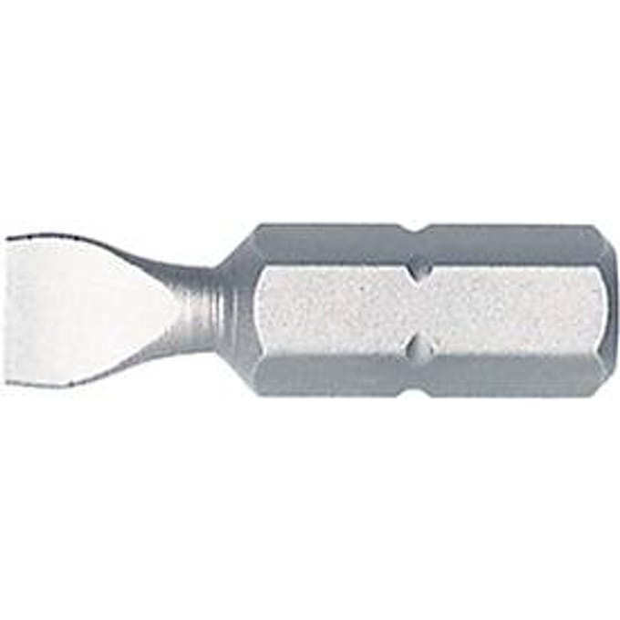 Sleuf-bit 1/4"C 6,3 6,5 x 1,2 mm 25 mm