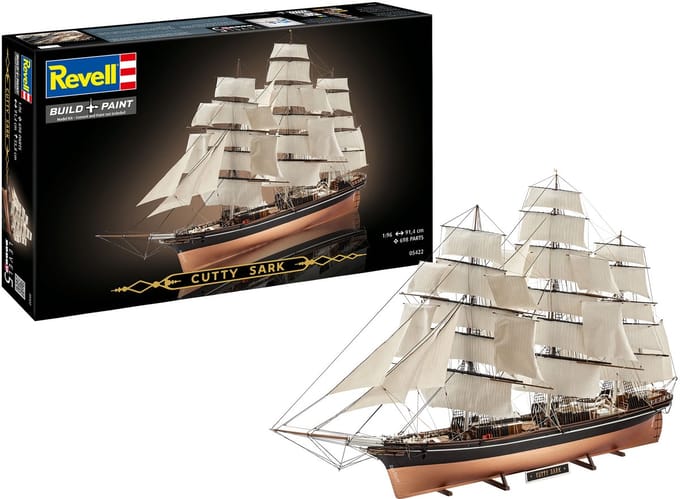 Revell Modelbouwpakket Militaire voertuigen - 05422 Cutty Sark Boat Plastic - 1:96 - Modelbouw