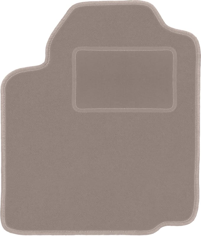 Beige bestuurdersmat voor: Ford Fiesta MK5 hatchback (1999-2002)