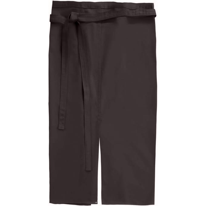 CG Workwear Milano schort met split aan de voorkant (Chocolade)