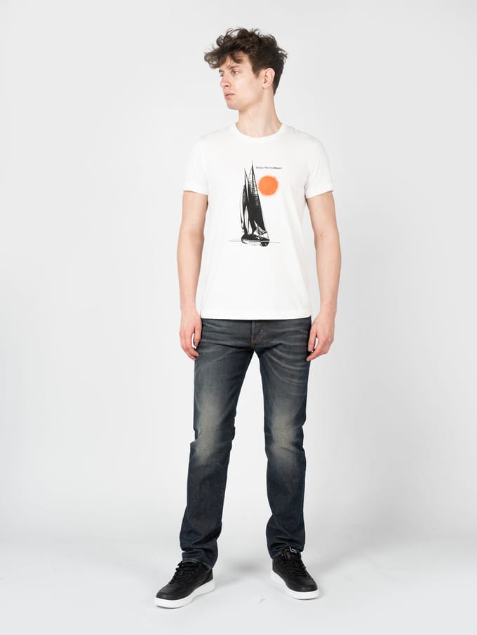 Diesel T-Shirt T-Iny Mannen Wit