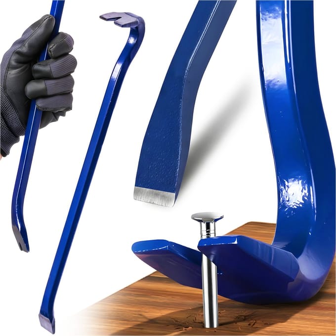 Merkloos Serie - Breekijzer - 60 cm - Ergonomische Handgreep - Duurzaam Staal