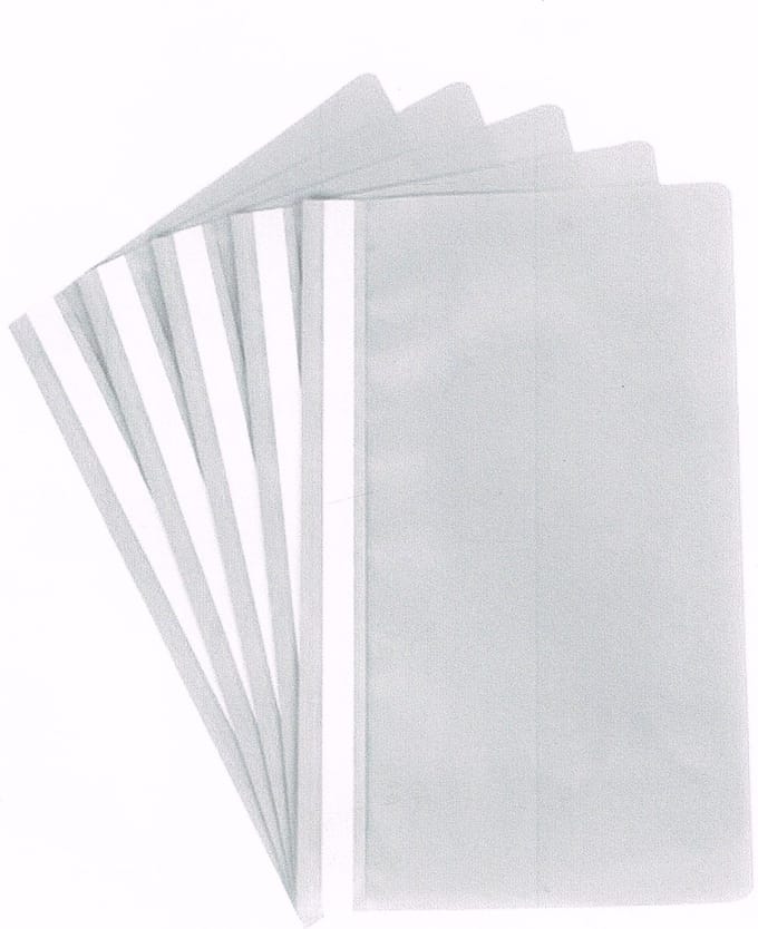 Snelhechter Quantore A4 PP grijs | 10 stuks