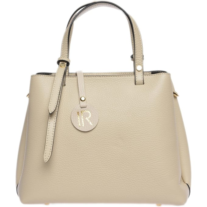 Isabella Rhea Beige Rundleer Tas