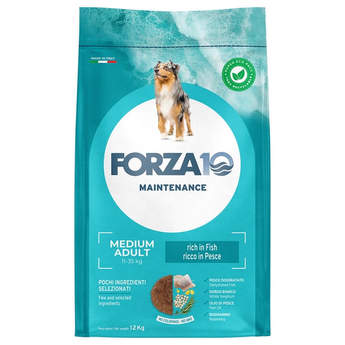 12kg Forza 10 Medium Maintenance met Vis Hondenvoer