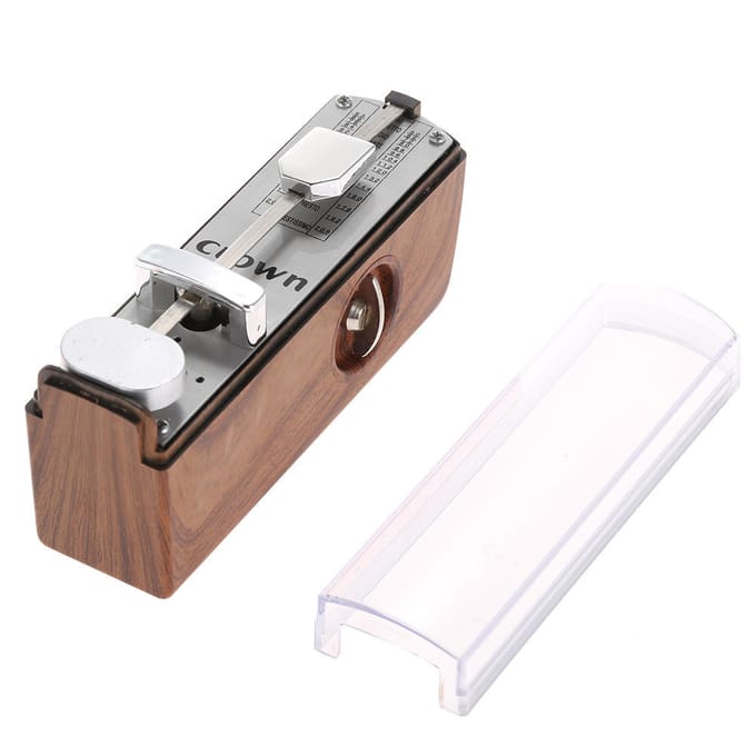 Métronome mécanique universel pour piano guitare violon ukulélé naturel acajou