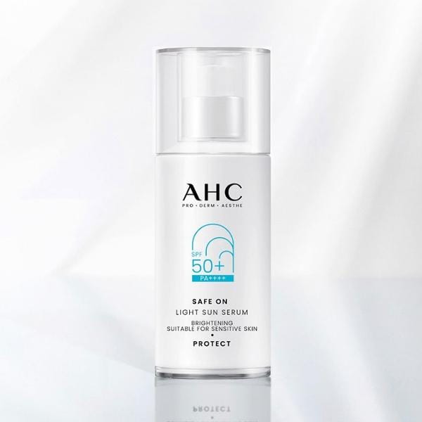 [AHC] Safe On Light Zonneserum SPF50+ PA++++ 40ml white