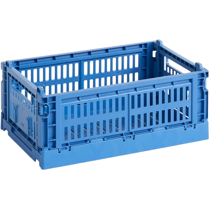 HAY Colour Crate mand S gerecycled - electric blue
