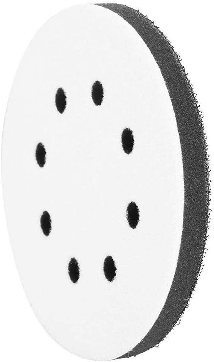 Zachte Buffer Spon-Interface Kussen van 125mm voor Schuurdisc met 8 Gaten - Perfect voor Schuren, Polijsten en Afwerken