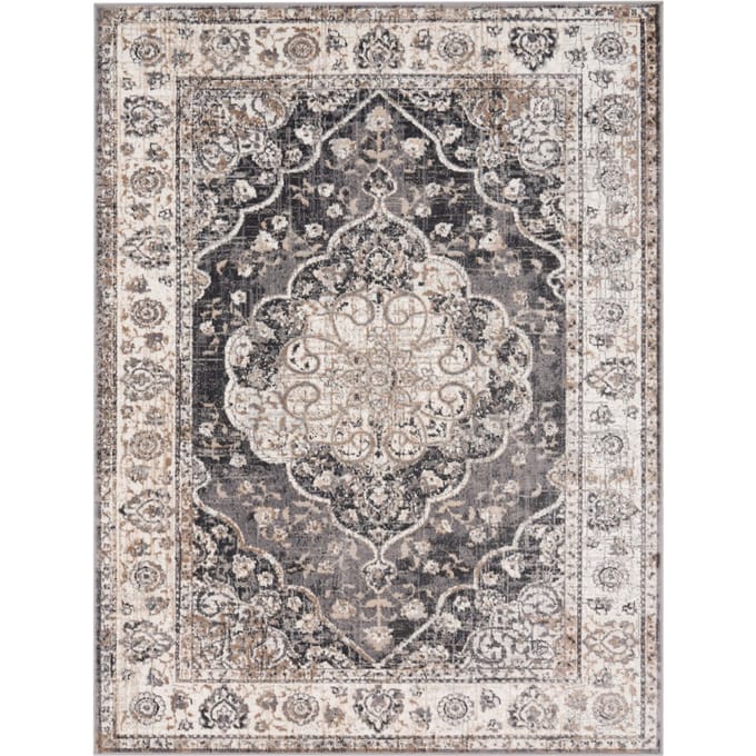 Tapijt Foggy grijs  60x100 cm