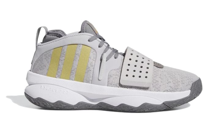 Adidas Dame 8 EXTPLY 'Light Solid Grey Gold Metallic' 39 white