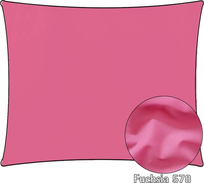 Dommelin Kussensloop Katoen Percal 200 counts Fuchsia 60x70 (2 stuks)