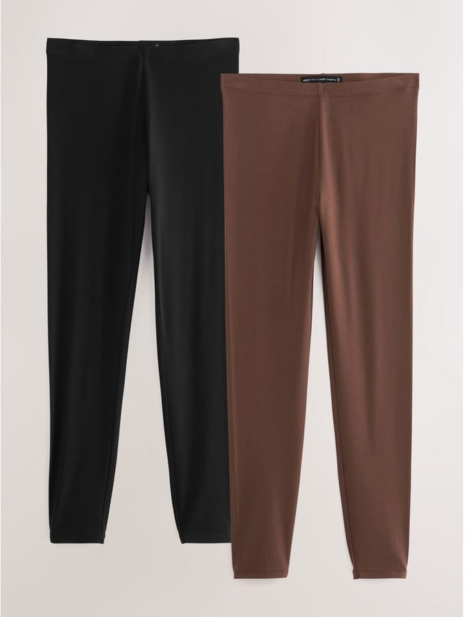Next - Dames - Set van 2 lange leggings - Zwart