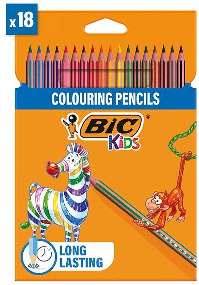 Kleurpotloden Bic 9505241 Multicolour 18 Onderdelen