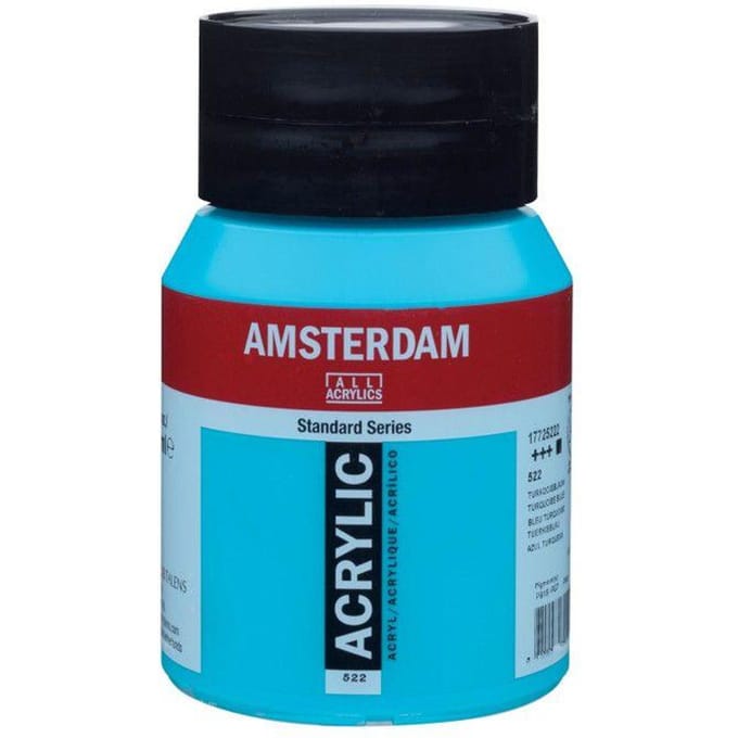 Amsterdam Standard Series Acrylverf Pot 500 ml Turkooisblauw 522