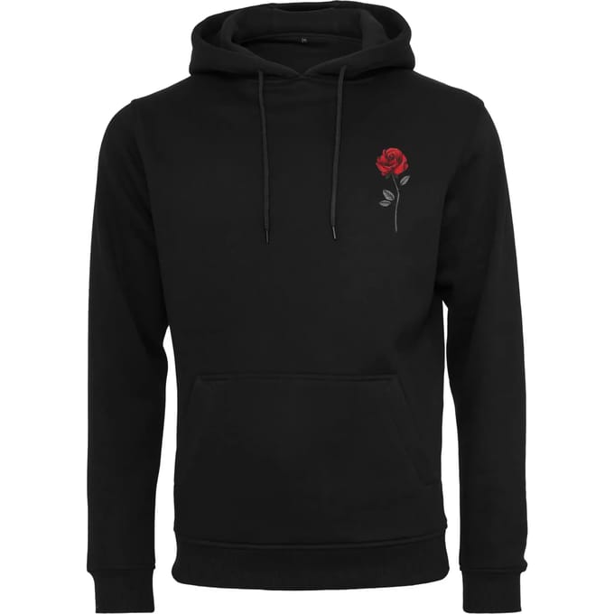 Mister Tee - Wild Rose Hoodie/trui - M - Zwart