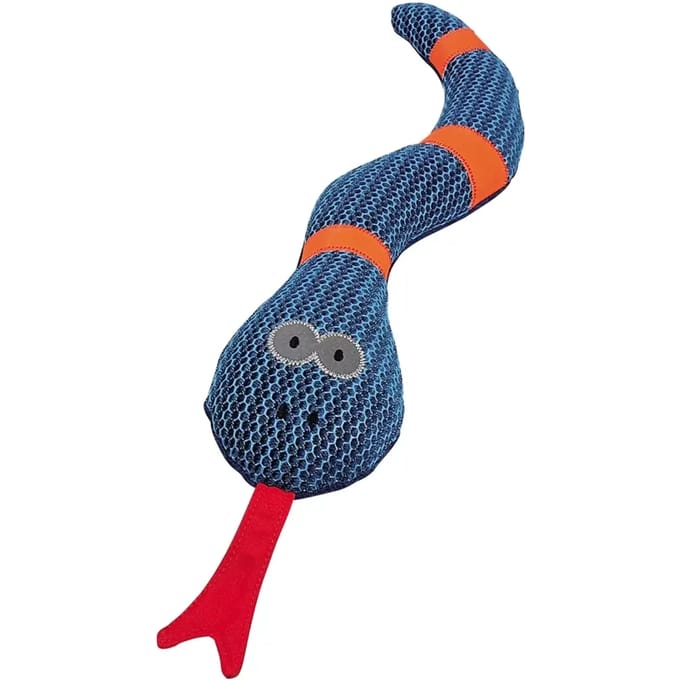 Slang pluche hond in netstof Nobby Pet